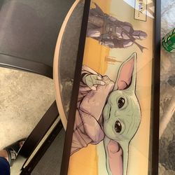 Star Wars Mandalorian Grogu (Baby Yoda) Framed Poster – New