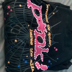 1:1 large Black p*nk Sp5der Hoodie SEND OFFER 