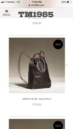 TM1985 leather bag