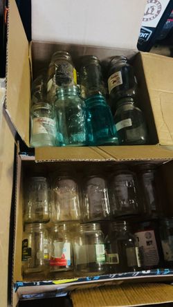 Canning jar lot