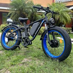 Electric Bike 3000w 45mph 87 Miles range 