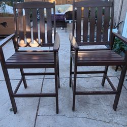Patio Bistro Chair Set (High) $25 Or Best For Set
