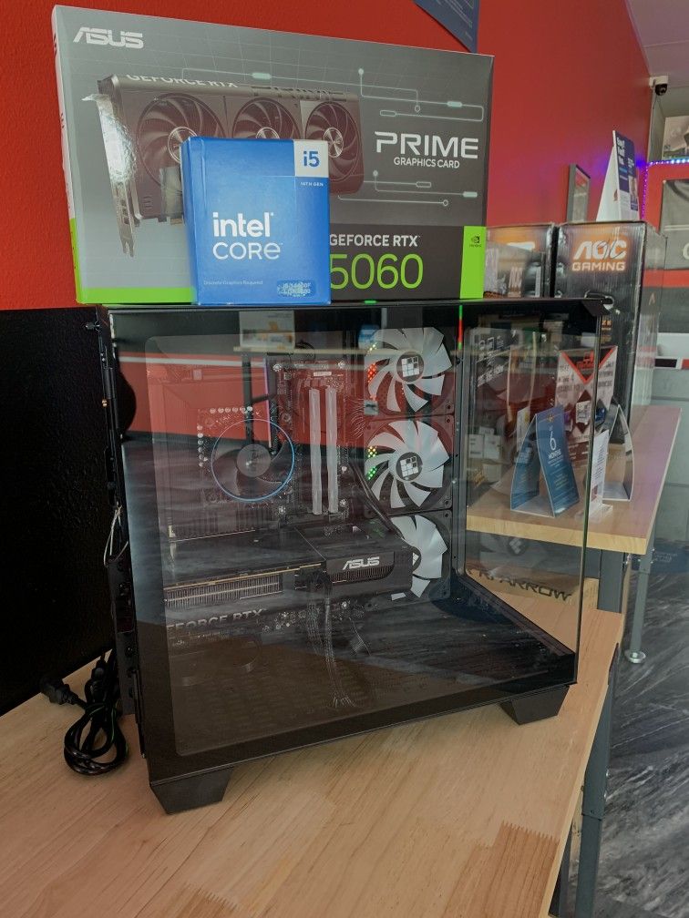 RTX 5060 Custom Built PC - Only $50 Down With No Credit Needed Financing!
