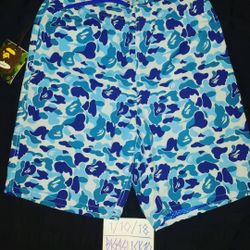 A bathing ape store swim trunks