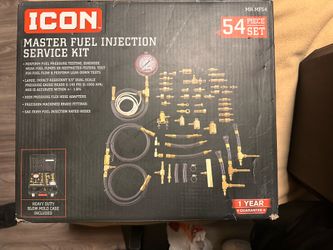 ICON Master Fuel Injection Service Kit 54-Piece MH-MF54 Fuel Pressure Test Kit