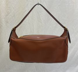Celine Supple Calfskin Medium Romy Tan Shoulder Bag