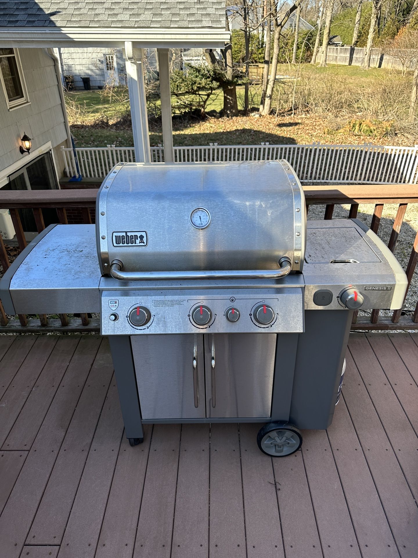 Weber genesis II S-335 W/ Cover Stainless Steel