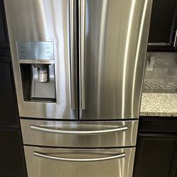 Samsun French Door Refrigerator, 22.6 Cu.ft. Stainless Steel