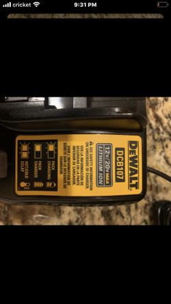 12v/20v battery charger and battery