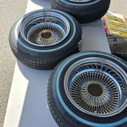 13 Inch DAYTONS WIRE WHEELS