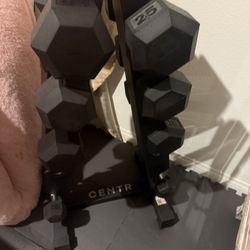 Weight And Bar/bench Set 