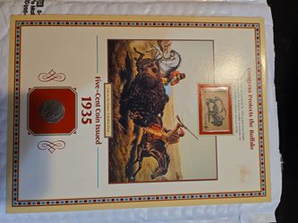 1935 Buffalo Nickel Coin & Stamp Collector Set