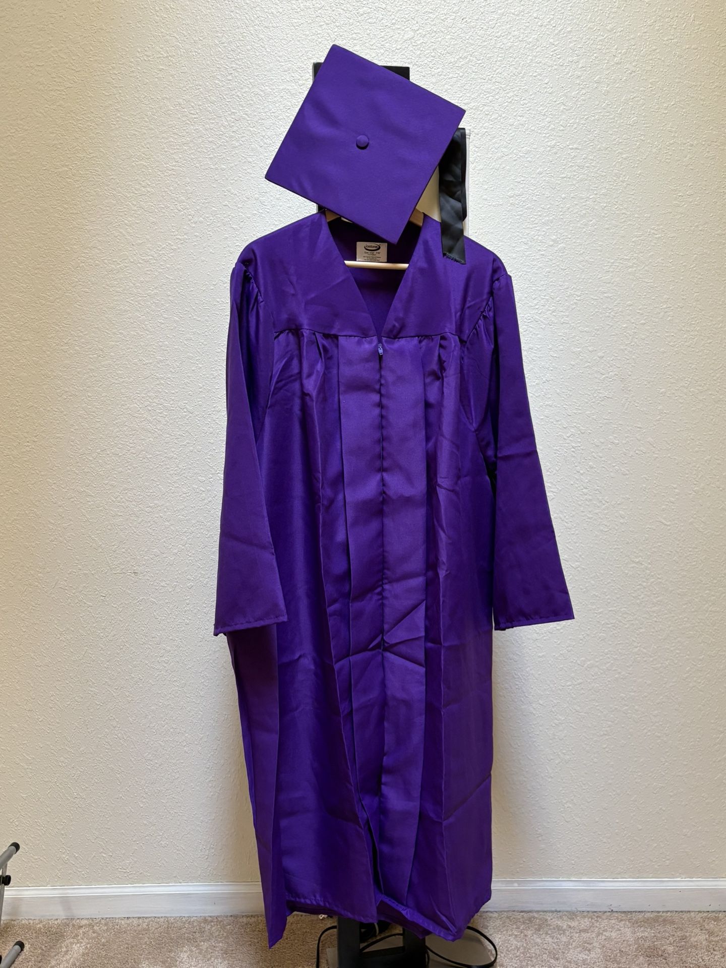 Purple Graduation Cape And Cap