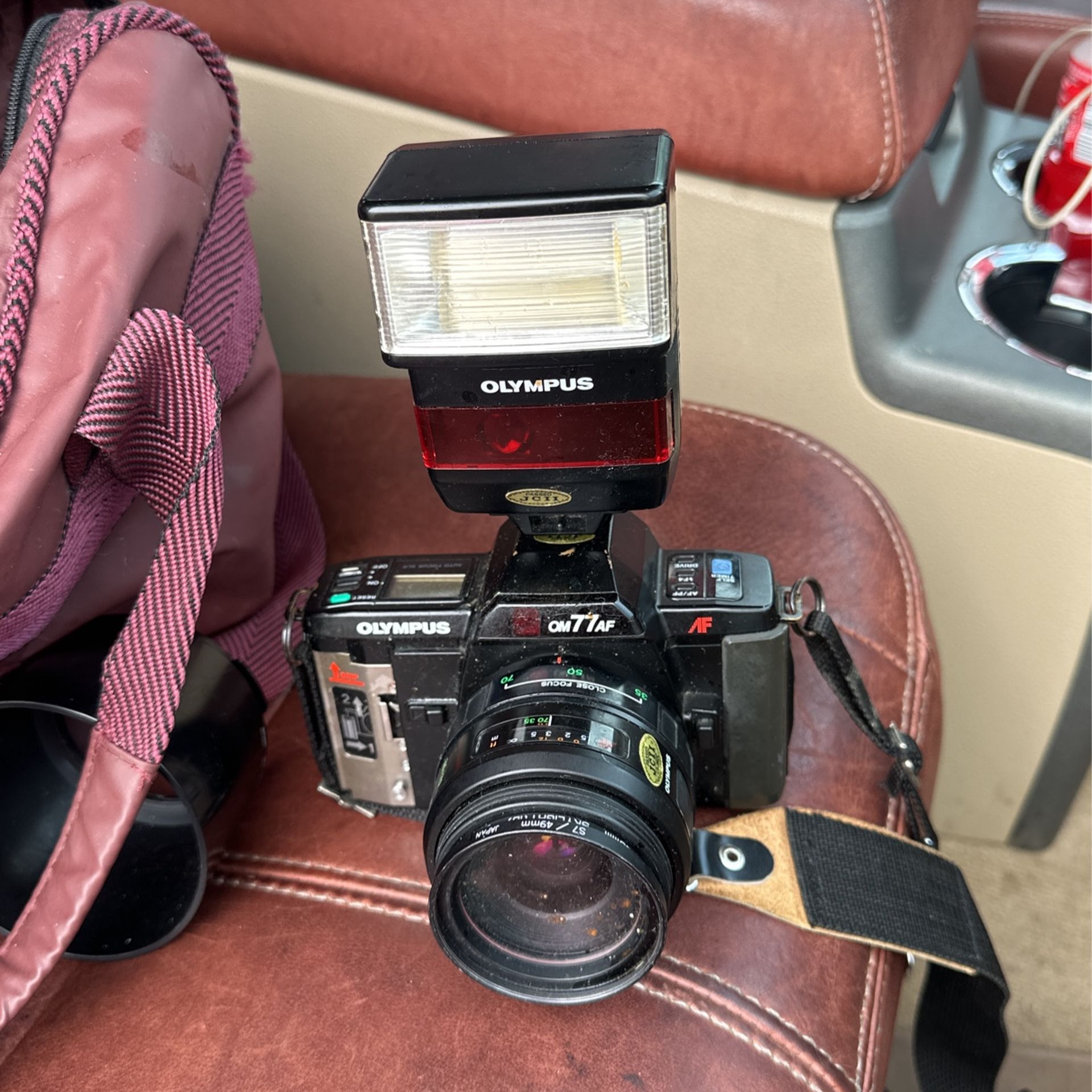 Vintage Olympus OM77AF Film Camera 