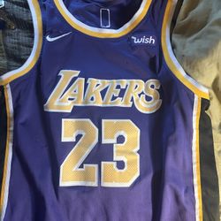 Lebron James Lakers Jersey Number 23 With A Lakers Fitted