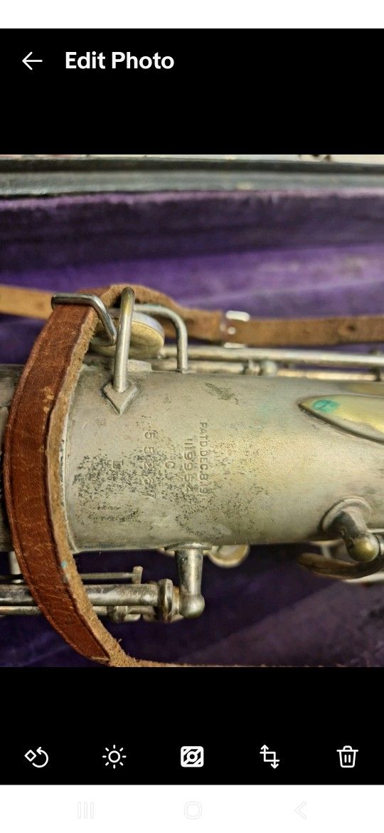 Antique 1920s Saxaphone - All Original