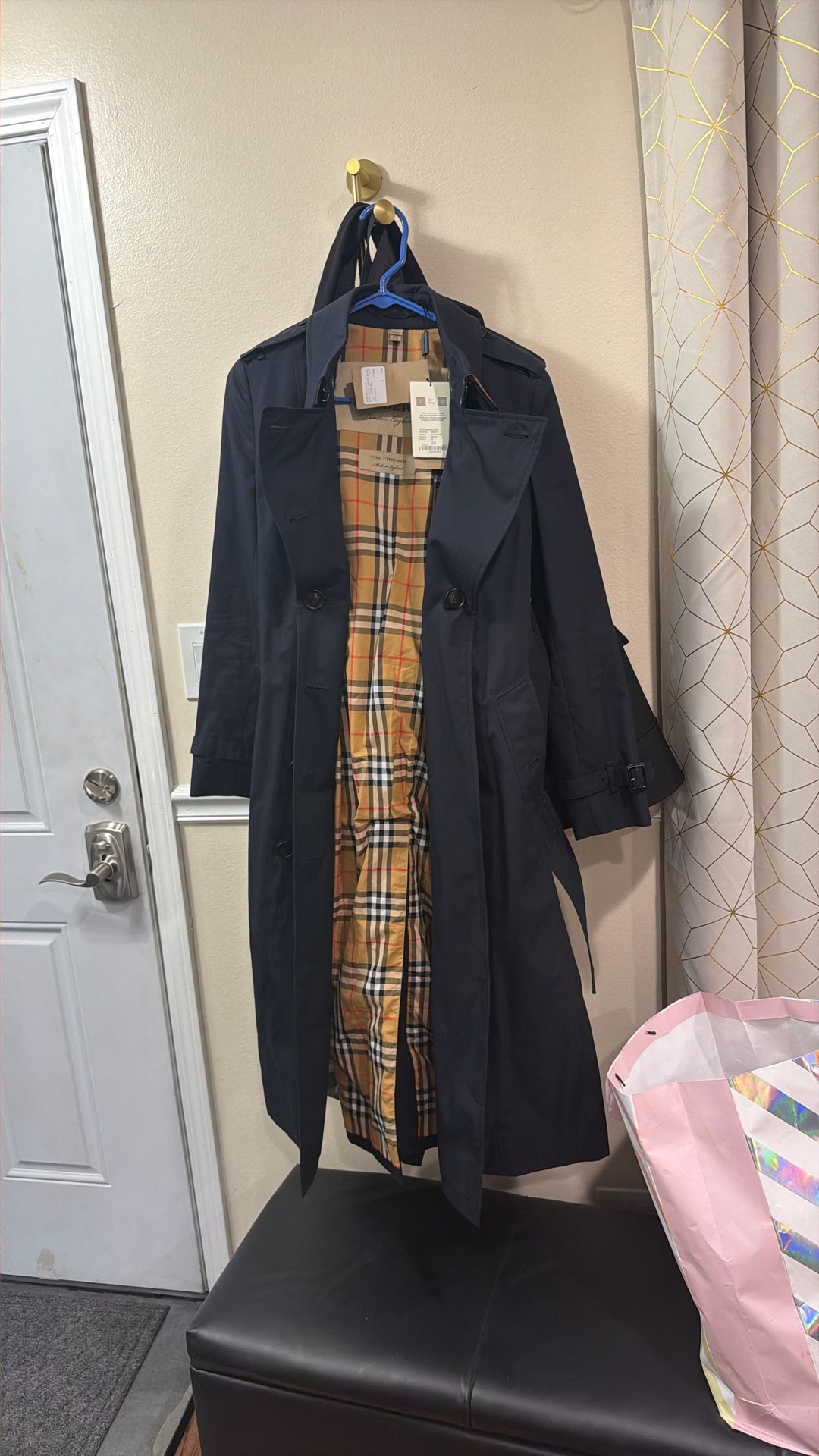 Authentic Burberry Womens Trench Coat