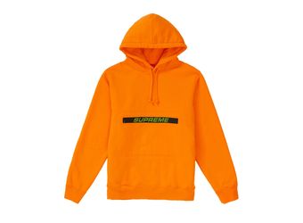 Supreme Zip Pouch Hooded Sweatshirt Orange
