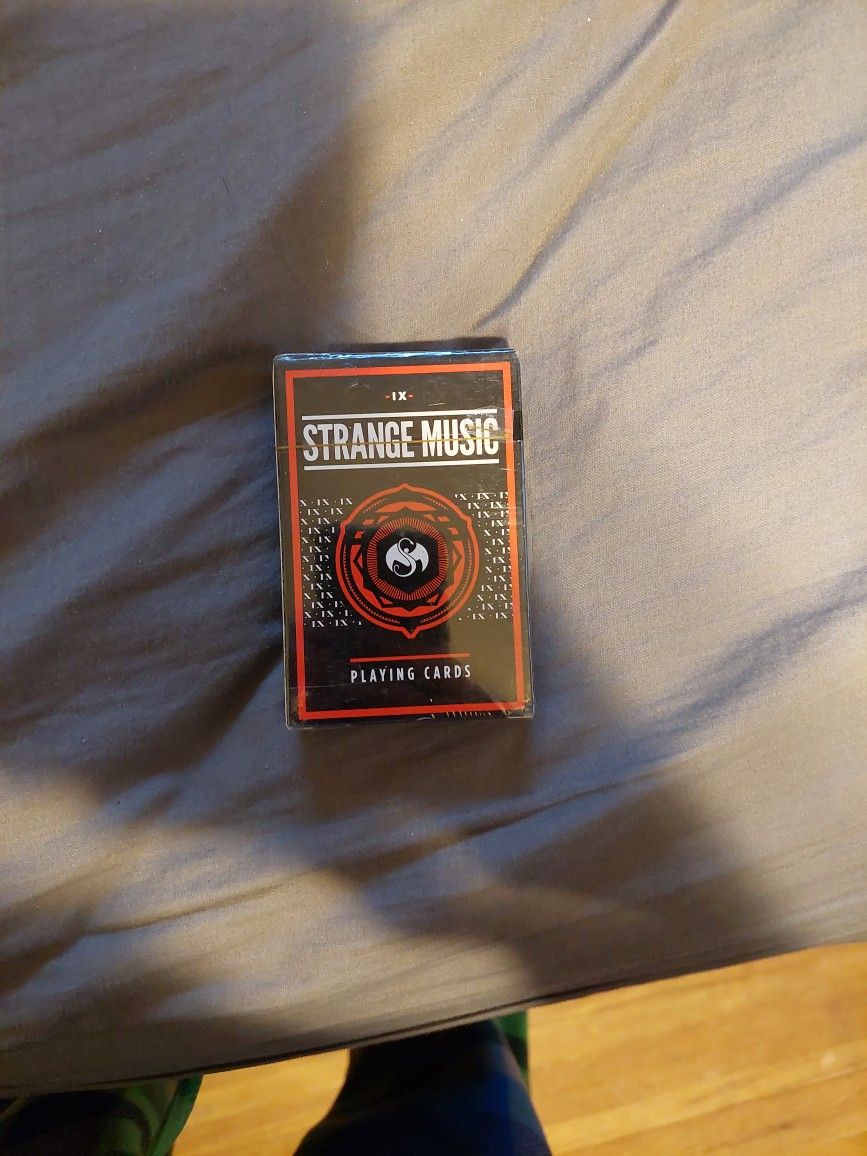 Strange Music Playing Cards
