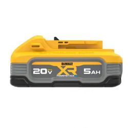 DEWALT
20V MAX XR POWERSTACK Lithium-Ion 5.0Ah Battery