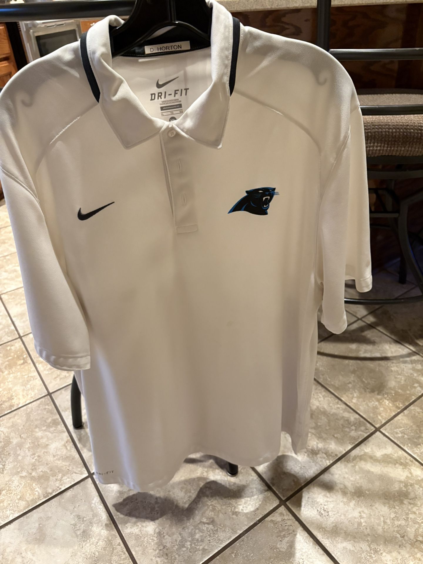XL Nike Carolina Panthers Polo