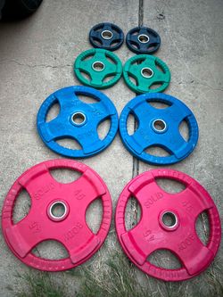 Body solid rubber coated weights
