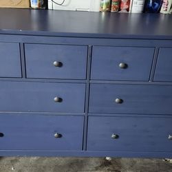 IKEA Hemnes 8 Drawer Dresser Blue Color