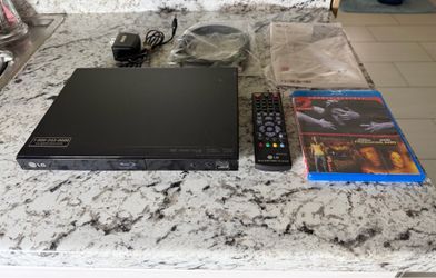 LG Blu-Ray DVD Disc Player Full HD 1080p HDMI With Remote