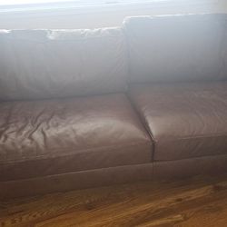 Room&Board 102" Pierson Leather Couch