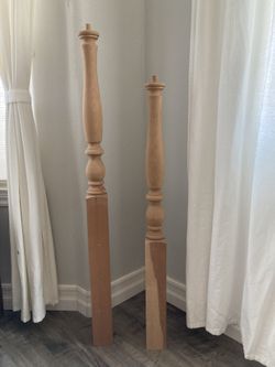 New Newel Posts Solid Hardwood 42” And 49”