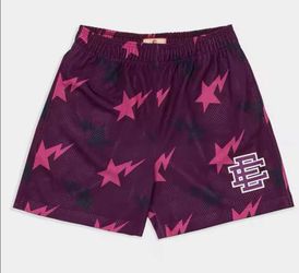 Eric Emanuel Black And Pink Shorts