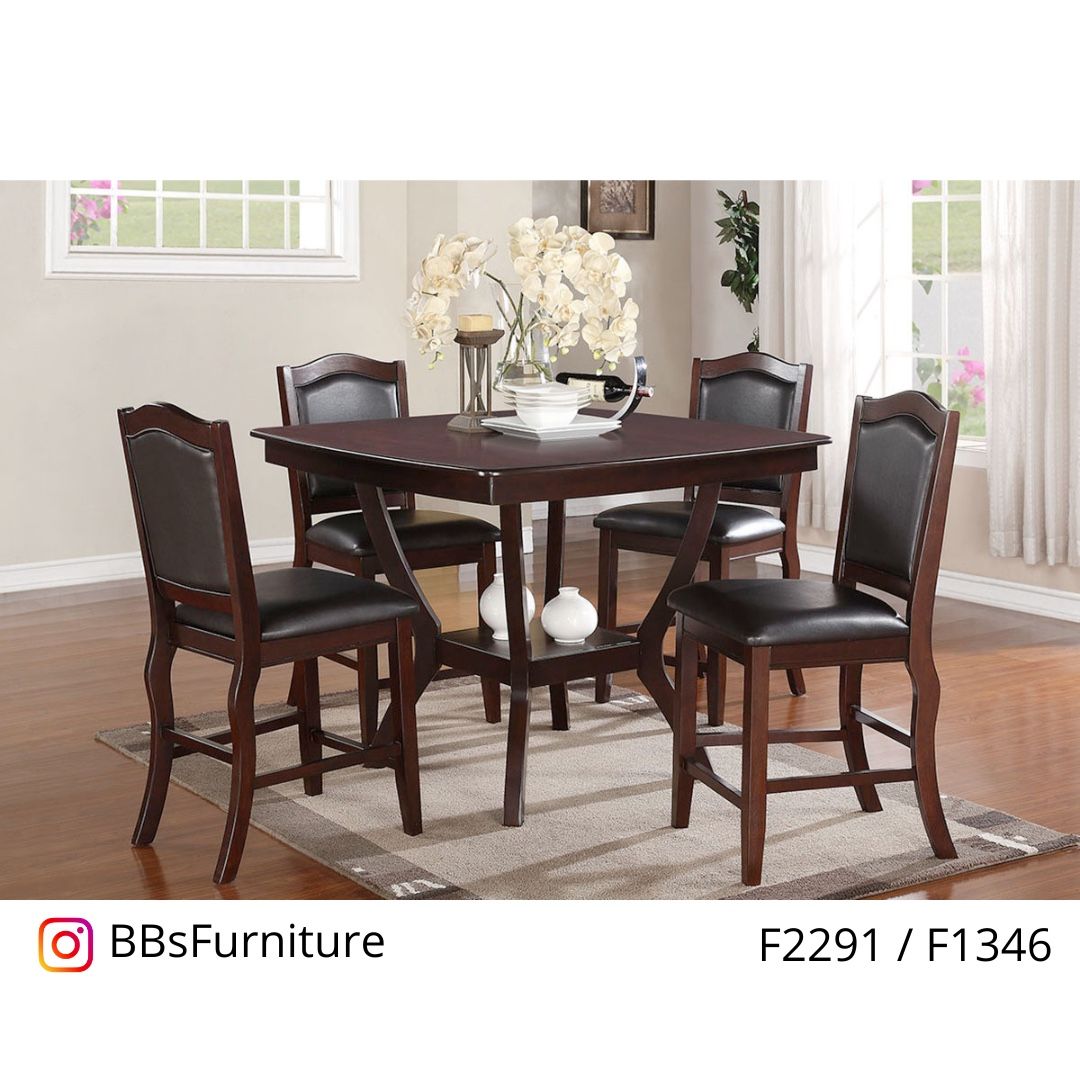 Gray Counter Height Dining Table Set (Free Delivery) Dining sets