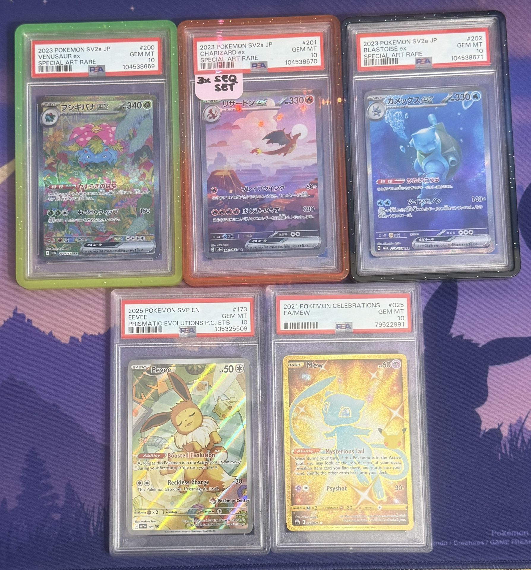 POKEMON PSA 10 SLABS FOR SALE