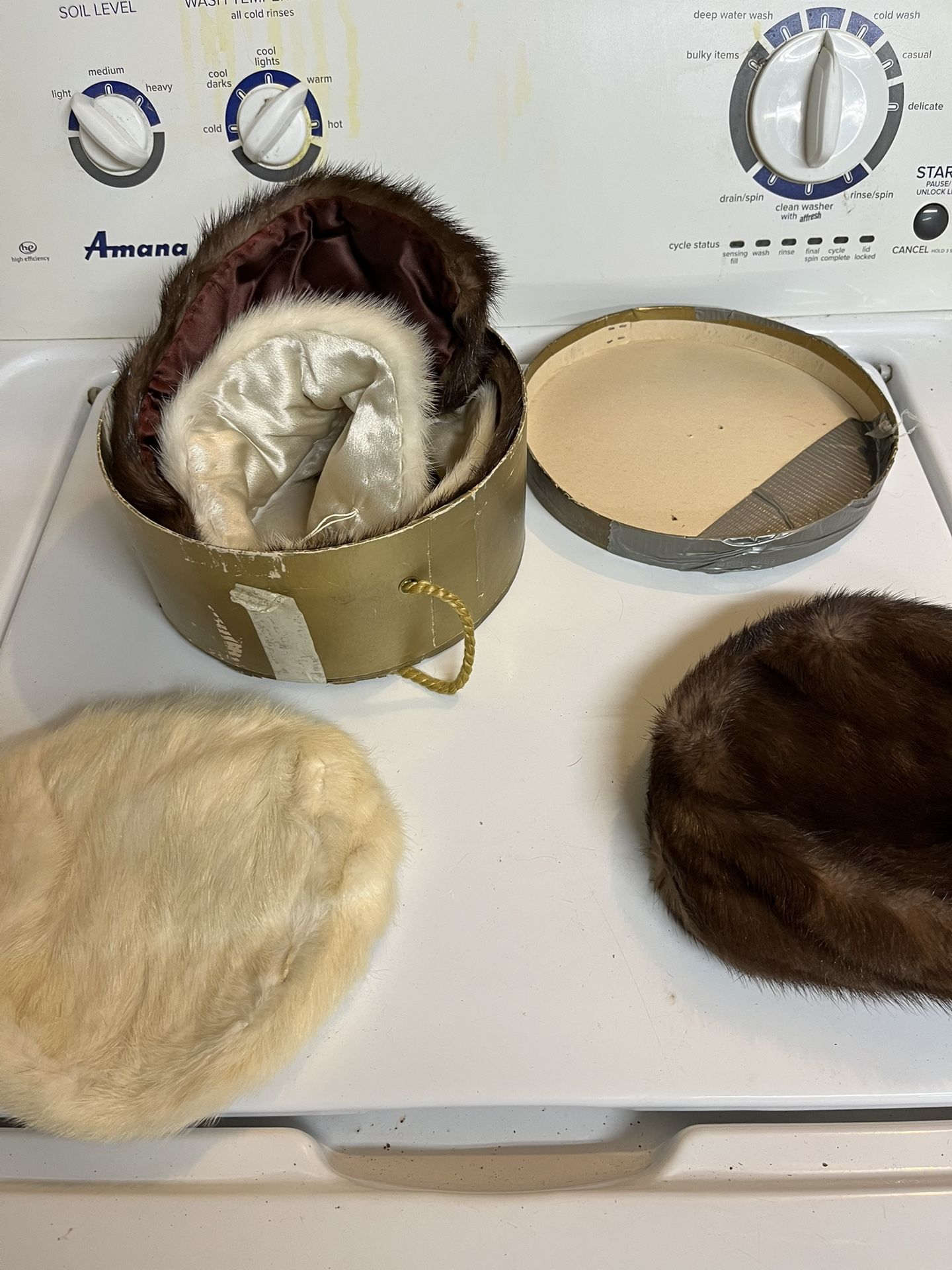 2 Vintage Mini French Hats For Woman