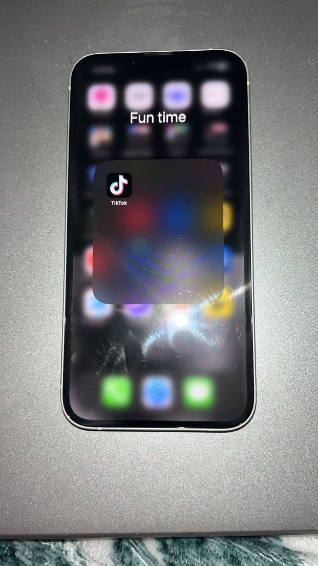 iPhone 13 White, With TikTok Installed