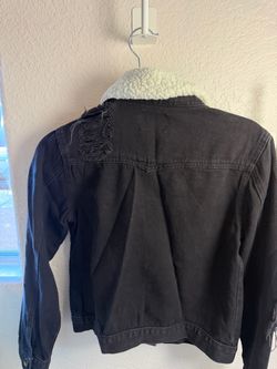 Black denim jeans jacket