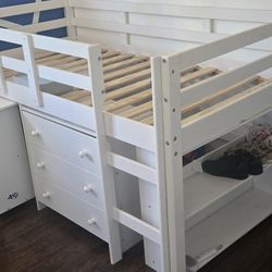 Kid Bed With Desk
