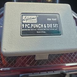 Lifetime Carbide 9 PC.Punch& DIE SET$30obo