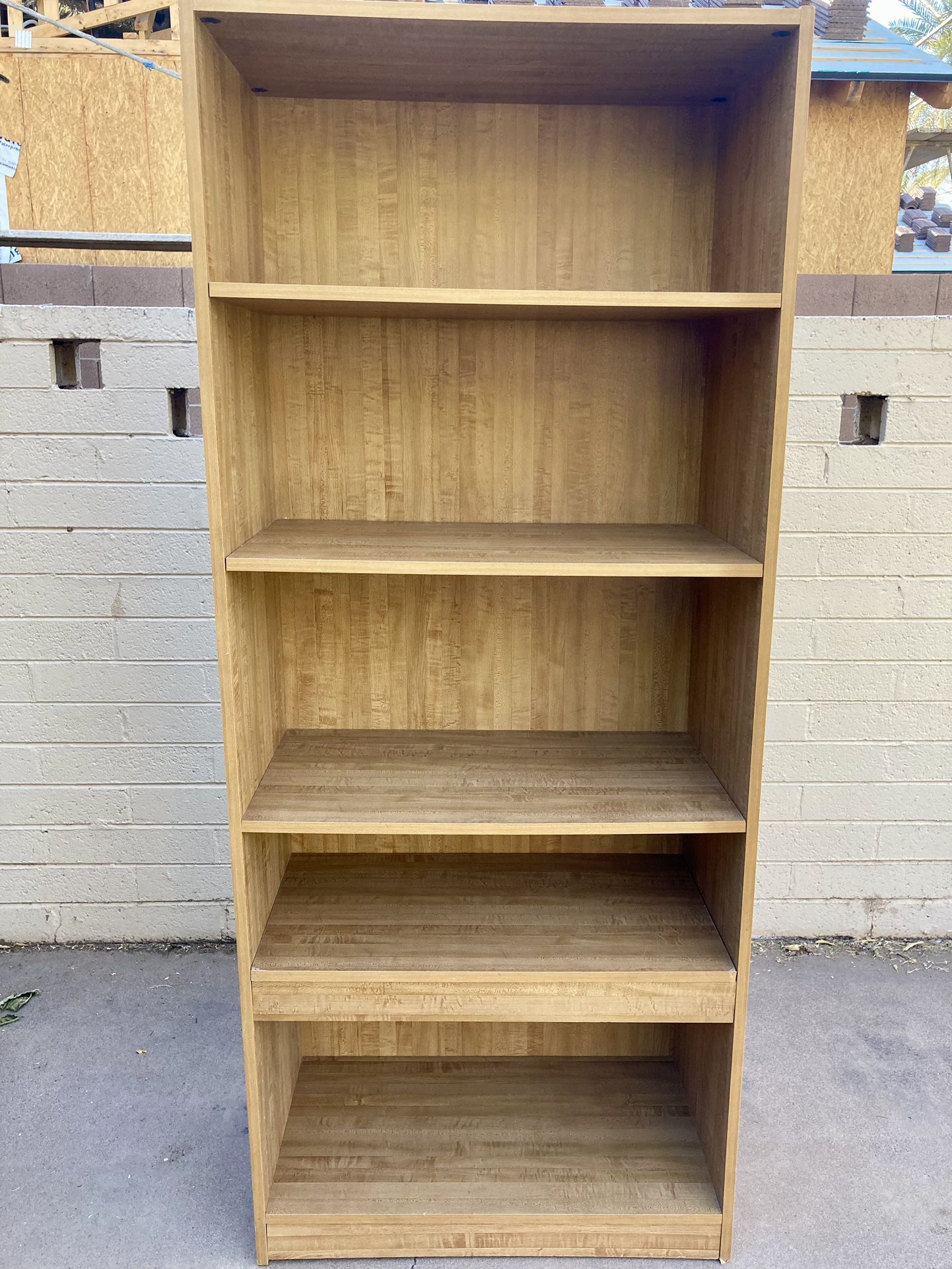 Nice Looking Large Bookshelf- 6 Feet Tall/ 2.5 Feet Wide/With 5 Shelves!