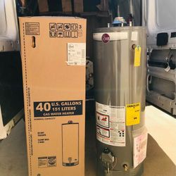 Refurbished 40 gal Natural Gas Water Heater (includes installation)