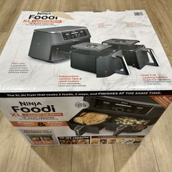 Ninja Foodi XL Two Basket Air Fryer - appliances - by owner - sale