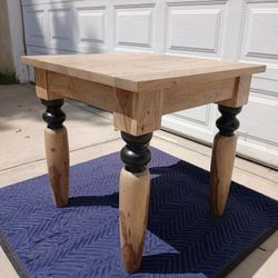 Malaysian Hardwood End Table $75