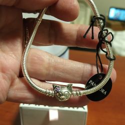 Pandora Disney Authentic Brand New Sterling Silver Lina Bell Disney X All Inches Available Bracelet 