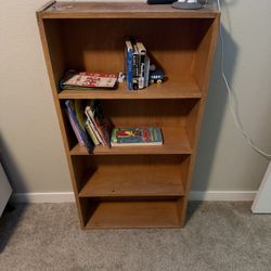 Wooden Bookshelf