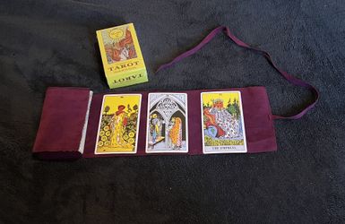 Tarot Card Deck & Cloth Storage Bag Bundle 