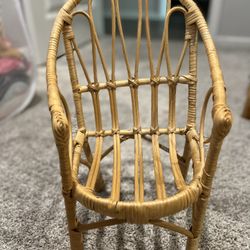 Rattan Doll Chair 