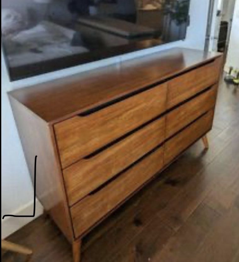 New Mid Century Modern Dresser! Includes Free Delivery 🚚!