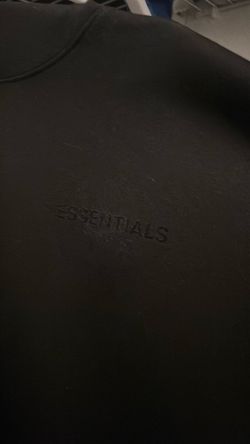 black essentials hoodie