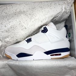 BRAND NEW NIKE AIR JORDAN 4 SB NAVY SIZE 12.5 $350