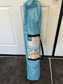 New Pop Up Beach Tent Easy Travel Sun Protect Waterproof Sky Blue